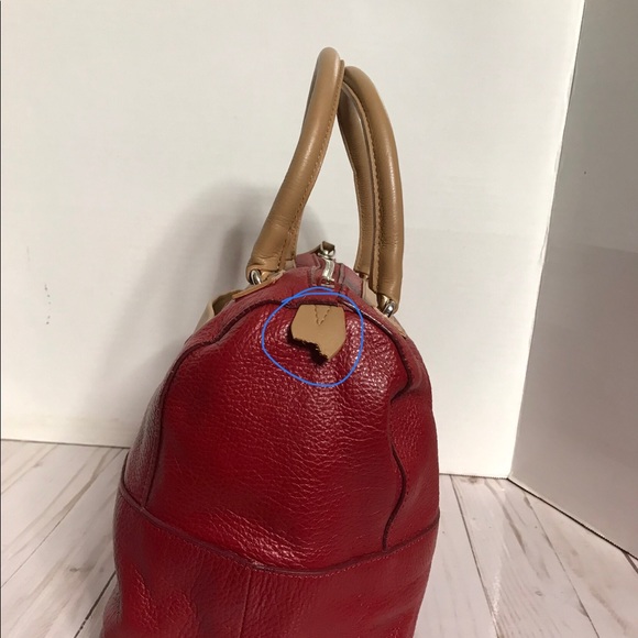 FURLA PEBBLE LEATHER SATCHEL - Picture 11 of 11